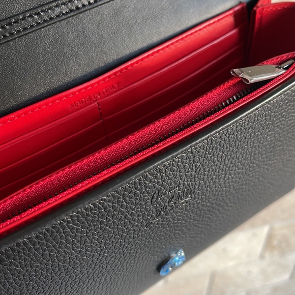 CHRISTIAN LOUBOUTIN Black Studded Crossbody Bag - Picture 5 of 13